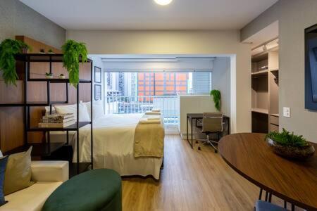 Apartamento B Homy Brooklin - 10min Da Estacao Brooklin Jus47a *