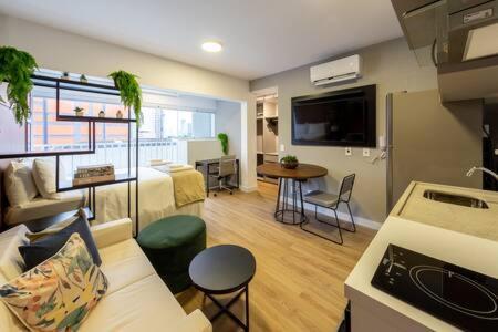 Apartamento B Homy Brooklin - 10min Da Estacao Brooklin Jus47a